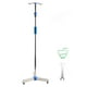 thumbnail image 2 of Poste De Soporte Intravenoso, Diseño Extraíble De Poste Para Bolsa Intravenosa Con 2 Ganchos De Acero Inoxidable Para Hospitales Para Clínicas, 2 of 7