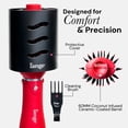thumbnail image 6 of L'ANGE HAIR VolumeBoost 60mm 2-in-1 Ceramic Volumizing Brush Dryer | Fast Drying & Styling for Frizz-Free, Voluminous Blowouts | Ceramic-Coated Barrel (Red), 6 of 7