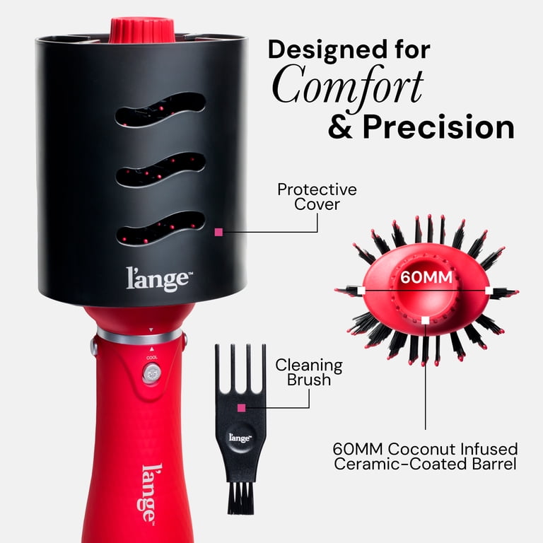 L'ANGE HAIR VolumeBoost 60mm 2-in-1 Ceramic Volumizing Brush Dryer