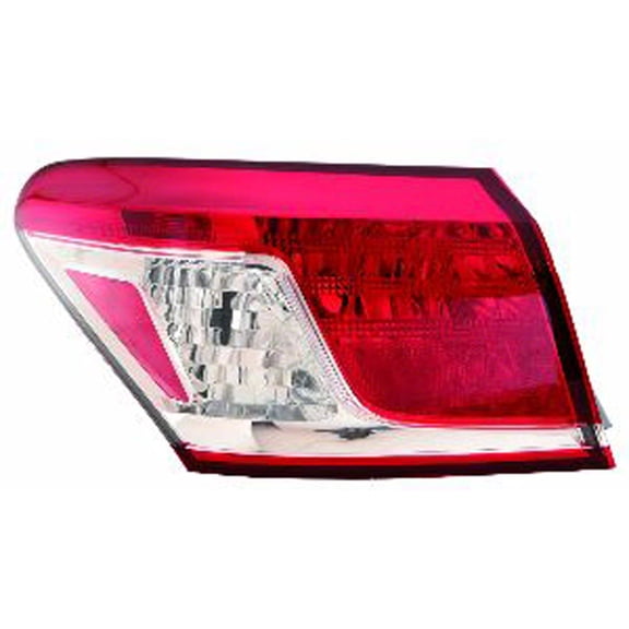 KAI New Standard Replacement Driver Side Outer Tail Light Lens And Housing, Fits 2010-2012 Lexus ES350