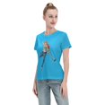 thumbnail image 4 of T-Shirt Basique à Manches Courtes pour Femme une Pièce Nami, 4 of 6