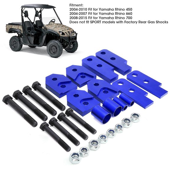 Kit de elevación completo para ATV de 2 pulgadas, accesorio práctico compatible con Yamaha Rhino 450/660/700 SE Sport