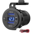 thumbnail image 1 of Enchufe de cargador de coche SUTNSCW Dual USB Quick Charge 3.0 y PD, 1 of 7