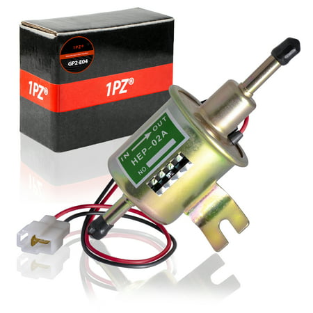 1PZ GP2-E04 Universal 12V 2.5-4 PSI Gas Diesel Inline Low Pressure Electric Fuel Pump