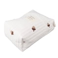 thumbnail image 4 of Bonita bolsa de pañales con estampado bordado y acolchado, de algodón, para cochecito de bebé, con cremallera, para biberones, toallitas, chupetes y piñas., 4 of 14