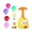 Yum-Yum-Yellow, variant on Launcher Toys,Balloon Launcher Powered Car Toy Science Toys,Education Science Inertial Balloon Car,Manual Balloon Pump for Kids Boys Girls 3+,Aerodynamic Cars Racers Party Supplies Pink