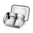 thumbnail image 1 of Stainless Steel Lunch Box, 1200 Ml Lunch Box, Leak-proof With Removable Divider, Lunch Boxes,enviro, 1 of 5