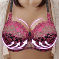 thumbnail image 2 of Everyday Bras for Women Women's Push up Bra 36ddd Sports Bras for Women Sports Bras Pack Full Coverage Padded Bras for Women Women Bras Wireless Pack Small Sports Bras for Women Womens Hot Pink 75, 2 of 6