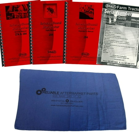 Case International Repair Manual - New Tractor Manual Kit For Case IH International Harvester 274 285