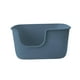 thumbnail image 3 of Inodoro abierto para gatos, lavabo grande para arena para gatos, fácil de limpiar, orinal para gatos pequeños y medianos, gatos de interior, animales Gris, 3 of 8