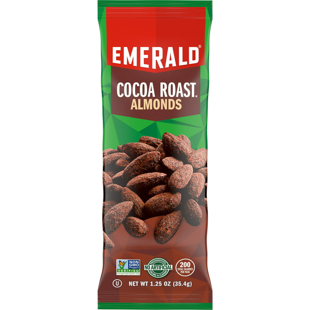 Emerald Nuts Cocoa Roast Almonds Single Serve 125 Oz