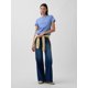 thumbnail image 2 of Camiseta GAP Favorite de cuello redondo Bright Jacinth XXL para mujer, 2 of 5
