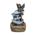 thumbnail image 2 of Fairy On The Rock Fountain with 2 White LEDS, 2 of 12