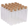 thumbnail image 1 of Botellas de vidrio MaxMau de 20 ml con tapones de corcho (24 unidades), 1 of 7