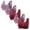 Purple, variant on Bras for Women Front Closure Womens Bras No Underwire 5-Pack Supportive Bras Wirefree Posture Correcting Smooth Full Coverage Brassiere Solid Embroidered Underwear for Ladies Running S Red