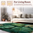 thumbnail image 2 of ODIKA 4'x6' Machine Washable Non-Slip Area Rug, Monstera Jungle Abstract with Large Scale Plant Inspired Graphics High Traffic Rug, Green, 149875, 2 of 7