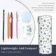 thumbnail image 3 of Disketp Purple Chicory Estuche Organizador de Lápices de Cuero, Estuche de Oficina con Cremallera para Bolígrafo y Lápiz, 3 of 6