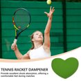 thumbnail image 5 of Uxcell Tennis Racket Vibration Dampener Soft Silicone Racket Shock Absorber for Tennis Racquet String - Heart Shaped Green, 5 of 6