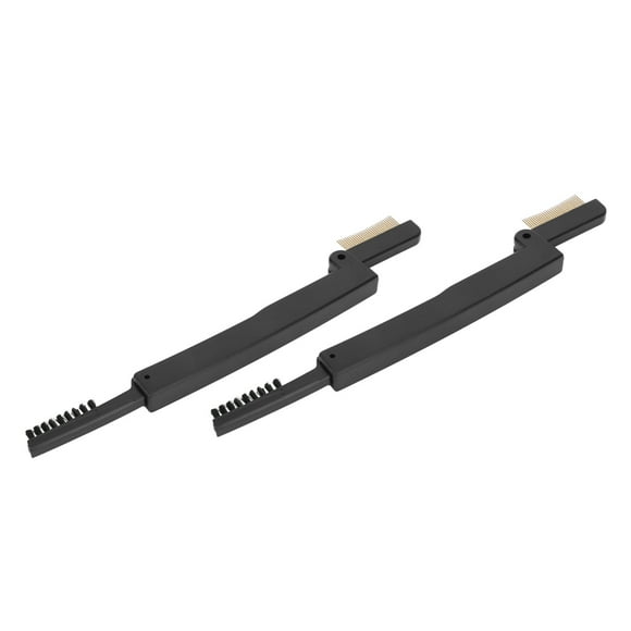 Peine de dientes de metal BuyWeek para cejas 2 piezas peine plegable de doble cara para pestañas separador de pestañas