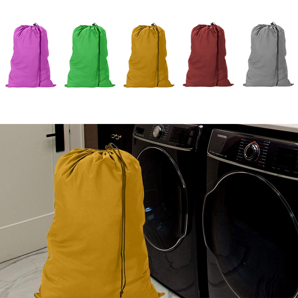 1 Laundry Bag Extra Large Washable Heavy Duty Hamper Drawstring College 29"X40" 