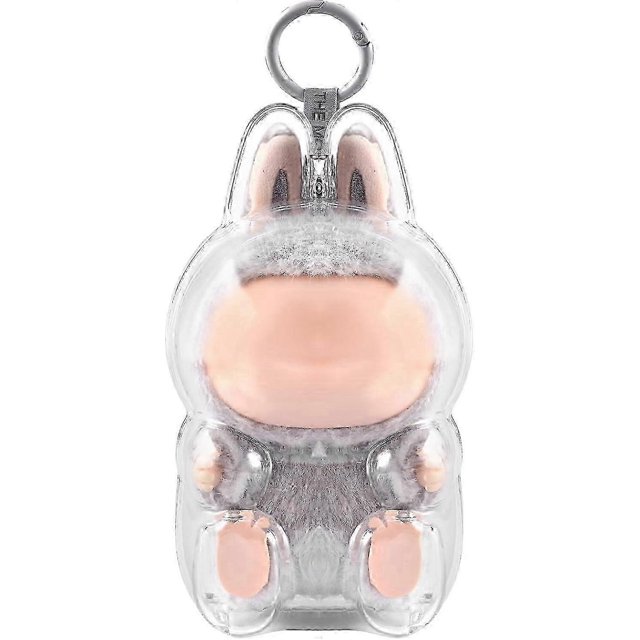 Protective Case for LABUBU Clear Figure Display Case for Sitting LABUBUhks-M