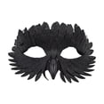 thumbnail image 2 of Halloween Multifunción Media Face Cover for Party Supplies Cosplay Negro, 2 of 8