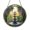 Acrylic 3.5 Inch, variant on Romantic Wisteria Garden Fountain Window Suncatcher with Stained Glass Look, Charming Home Art