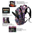 thumbnail image 5 of FORMRS Kids School Backpack Elementary Student Unisex Travel Bookbag with Reflective Stripes, Soft Pinks Flowers, 5 of 7