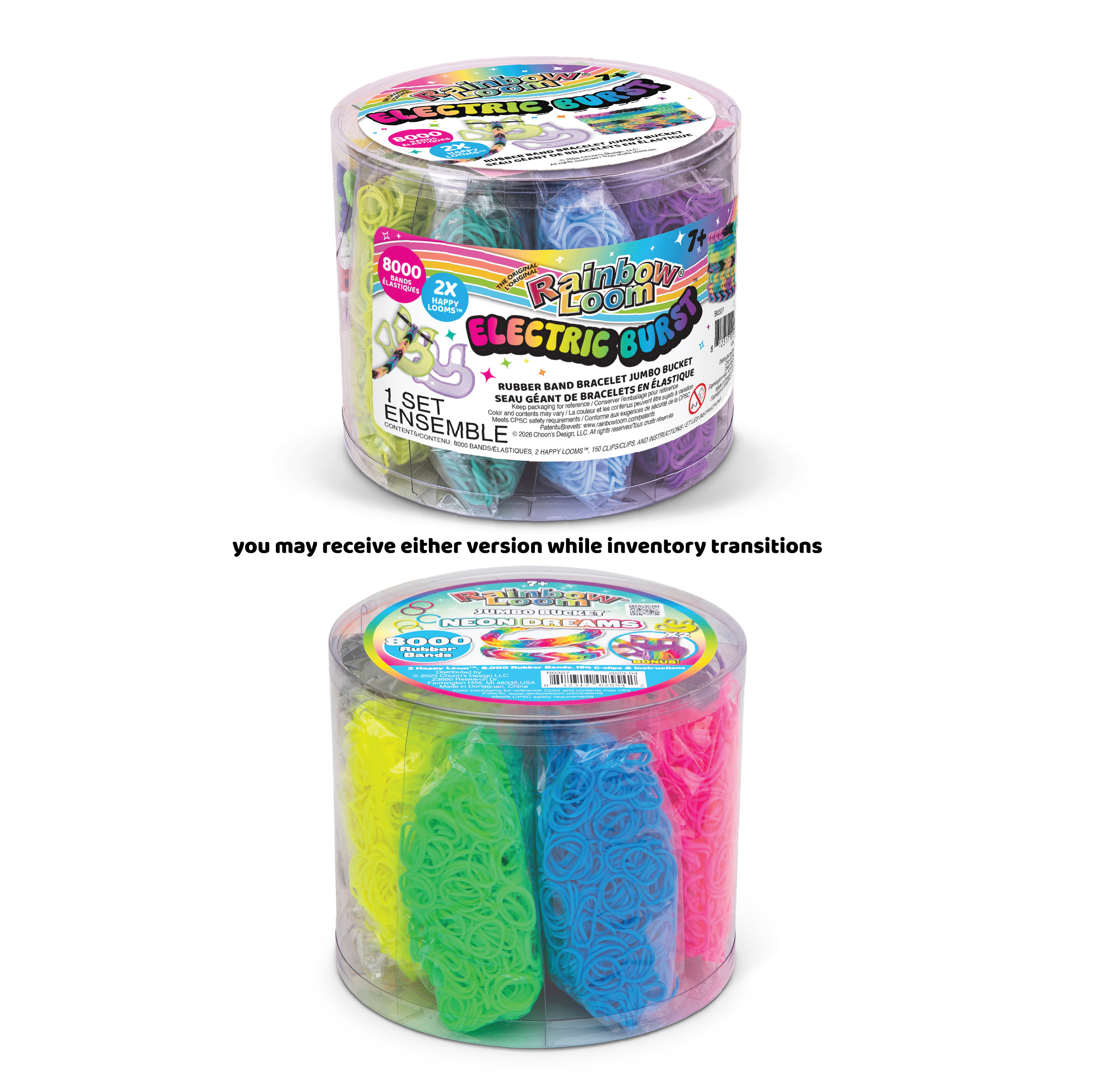 Rainbow Loom Neon Dreams Jumbo Bucket Bracelet Making Kit photo 2