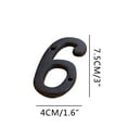 thumbnail image 2 of Mikilon Creative Alloy Wrought Iron Number Letter Creative DIY House Number, 2 of 2