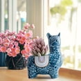 thumbnail image 1 of BKER Cute Cartoon Animal Meat Ceramic Pot For Indoor Adorable Design For Cactus & Old Trunk Greens, 1 of 4