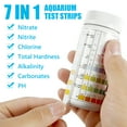 thumbnail image 3 of Wekvgz 400Pcs Aquarium Test Strip Kit Precise Fish Tank Water Testing Kit Aquarium Water Quality Test Kit for Nitrite/Nitrate/Free Residual Oxygen/Total Alkalinity/Carbonate/pH/Total Hardness, 3 of 11