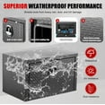 thumbnail image 5 of 30in Heavy Duty Aluminum Truck Toolbox w/Lock, Waterproof, Matte Black, 5 of 8
