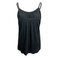 thumbnail image 5 of Women's Solid Color Back Bottom Bottom Yoga Loose Vest Top, 5 of 5