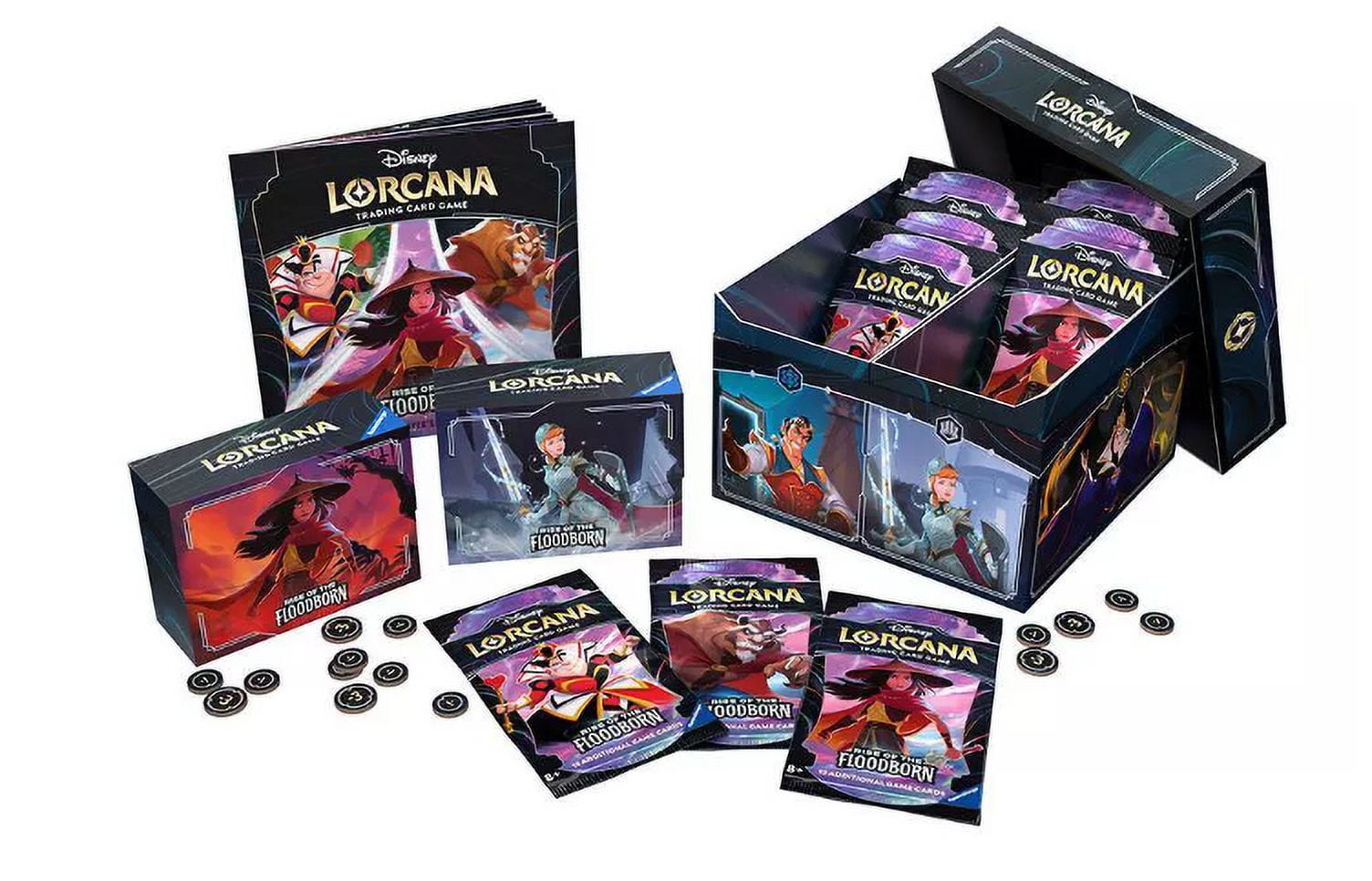 Disney Lorcana TCG: Rise of the Floodborn - Starter Deck, Deck Box & S –  Video Game Trader LLC