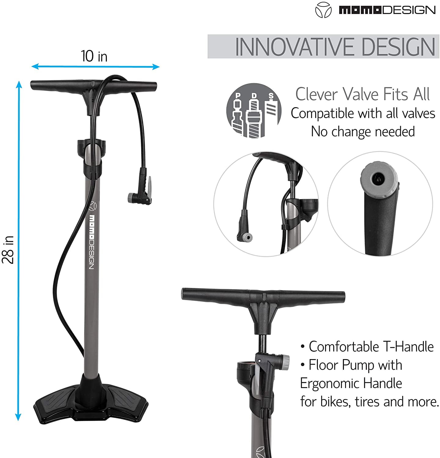 Clever valve bike deals pump