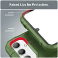 thumbnail image 2 of SaniMore Case for Samsung Galaxy A54 5G 2023, Rugged Heavy Duty Protective Cover Anti-slip Drop-proof Slim Lightweight Anti-scratch 360° Full Protective Cover For Samsung Galaxy A54 5G, Green, 2 of 7