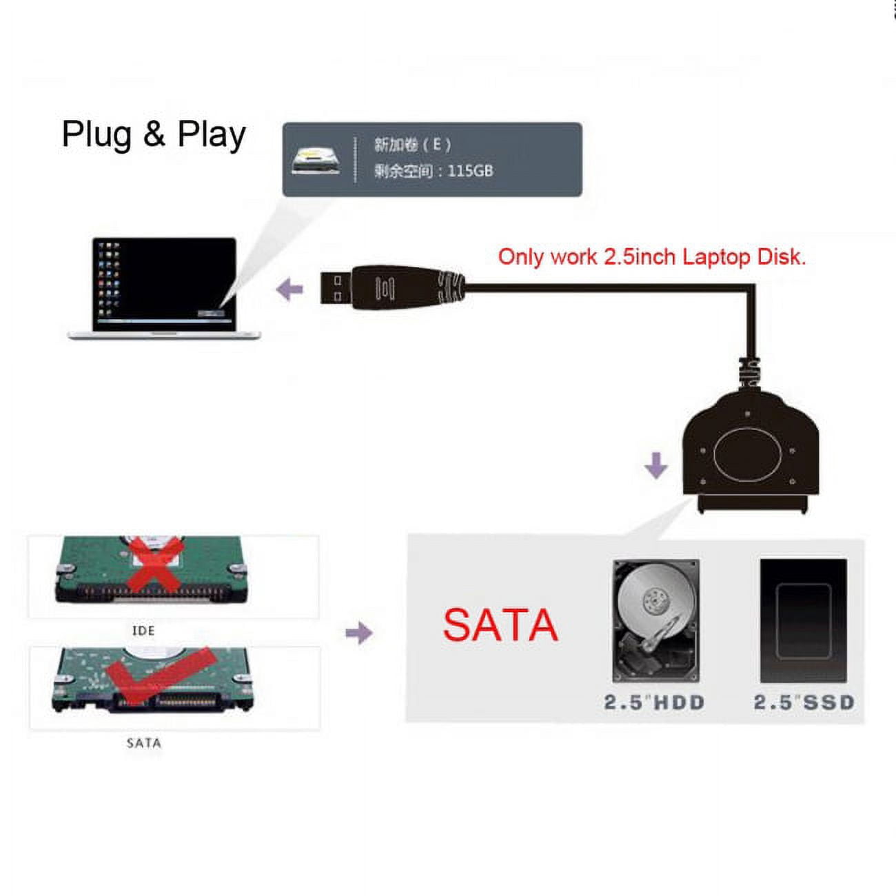 Chenyang CY Type-E USB 3.1 Front Panel Header USB3.0 to 2.5 Inch SATA 22Pin Disk Motherboard Cable Cable