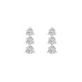 thumbnail image 3 of 0.52Ct Brilliant Round Cut Studs Crystal 14K White Solid Gold Everyday Dainty Earrings Screw Back, 3 of 7