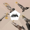 thumbnail image 2 of 5PCS Jewelry Pliers Set Round Nose Pliers for Professional Crafting and Repairs, 2 of 9
