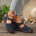 thumbnail image 4 of Rokment Orthopedic Wedges Fisherman Walking Sandals for Women 2026 Beach Summer Comfortable Fashion Casual Leather Arch Support Platform Gladiator Dress Sandal B Size 7, 4 of 8