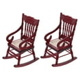 thumbnail image 4 of Hytrove Portable Rocking Chair Models Brown 2Set 3.94X2.56X2.44in, 4 of 8