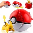 thumbnail image 2 of Figura de Anime de Pokémon, Bola de elfo, Pikachu, Charmander, Litten, Rockruff, Pokeball deformado, monstruo de bolsillo, modelo Variant, juguete para regalo para niño, 2 of 4