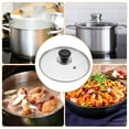 thumbnail image 3 of Cookware Glass Lid Replacement with Stainless Steel Rim and Handle for Pots, Pans, Skillets, Saucepans 17x17 cm, 3 of 6