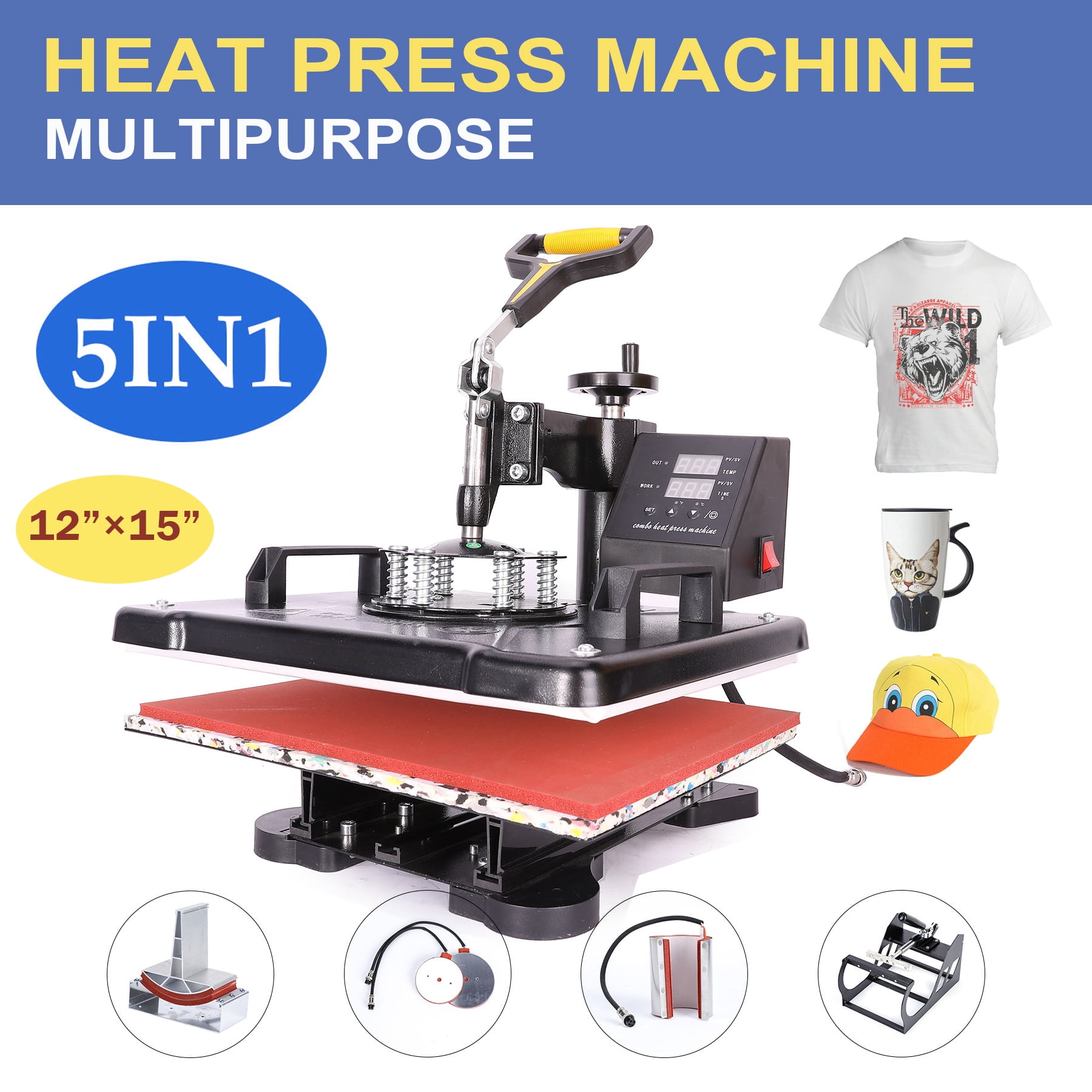 swivel heat press