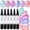 A, variant on Pearlescent Nail Polish Pen Set for Diy Nail Art with Shimmer Finish and Precision Control Tip, 5ml Each