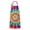 Rainbow Tie Dye, variant on Rainbow Tie Dye Mandala Pattern Apron-Garden Aprons for Women with Pockets-Cotton Linen Waterproof Kitchen Cooking Gardening Aprons Adjustable for Kitchen,Cooking,BBQ and Salon 33x27 Inch