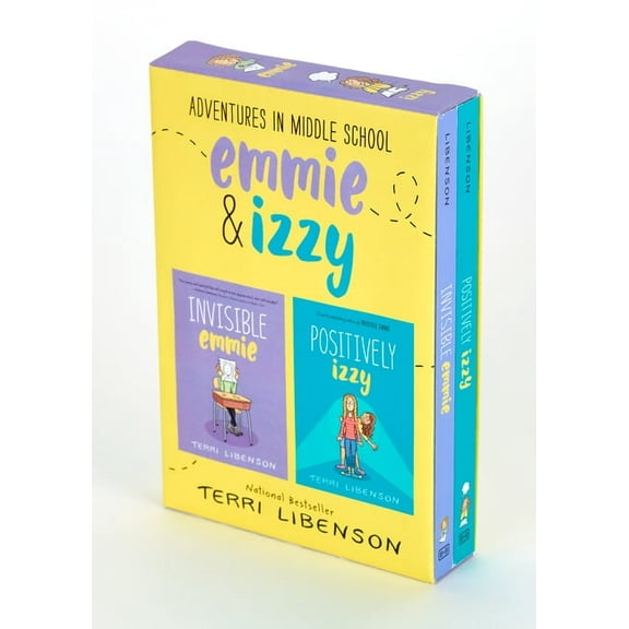 Adventures in Middle School 2-Book Box Set: Invisible Emmie and Positively Izzy