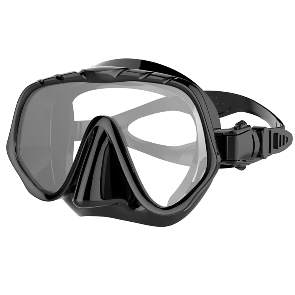 US Diving Swimming Scuba Mask Glass Lens Underwater Anti Fog Adults Half Face 