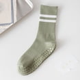 thumbnail image 4 of QSAWXQZ Women's Striped Non Slip Crew Socks Grip Sole Pilates Yoga Workout Socks Comfortable Daily Free Size, 4 of 6